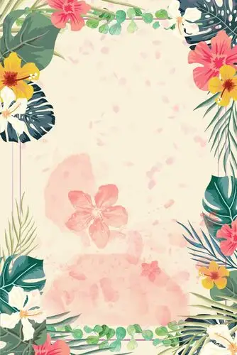 512母亲节卡通小清新电商促销背景边框