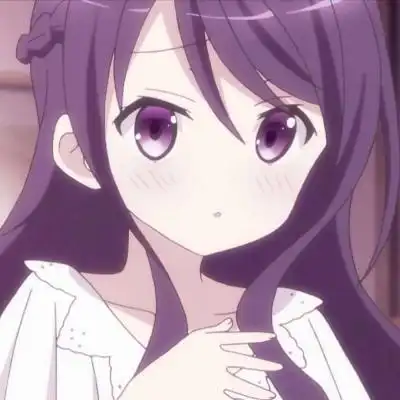 江淮紫色系温柔风动漫女生头像请问您今天要来点兔子吗