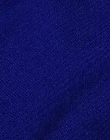 宝蓝色纯色荷叶摆裙修身弹力针织裙裤