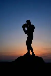 拳击肌肉男图片