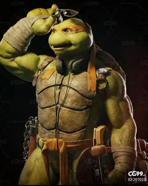 米开朗基罗  忍者神龟