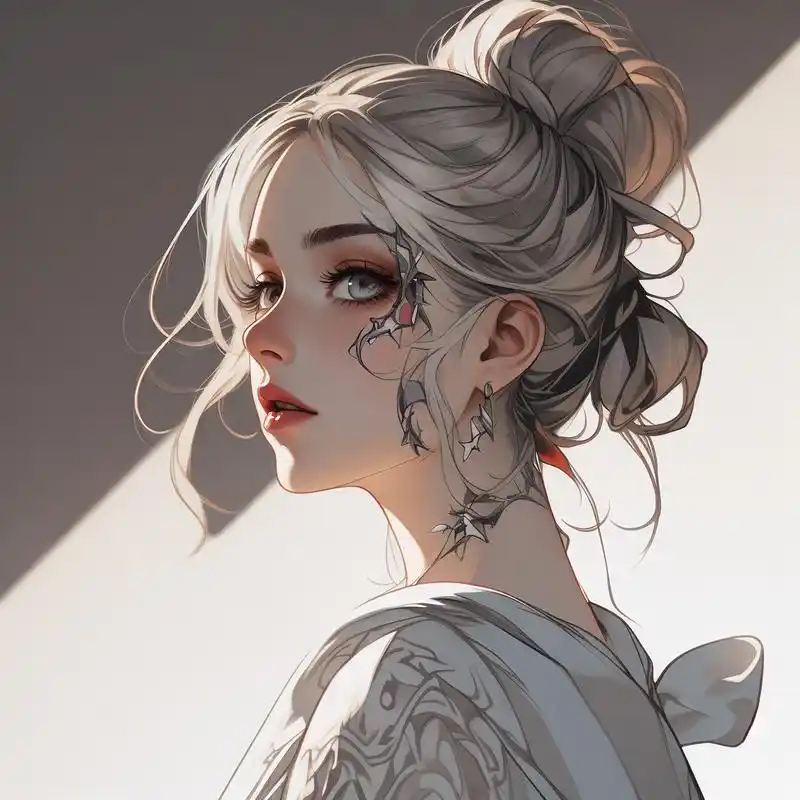 每一根头发丝都在散发魅力,很难让人不爱93,高级感满满,做头像超