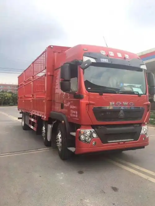 豪沃tx5国六68米高栏载货车价格