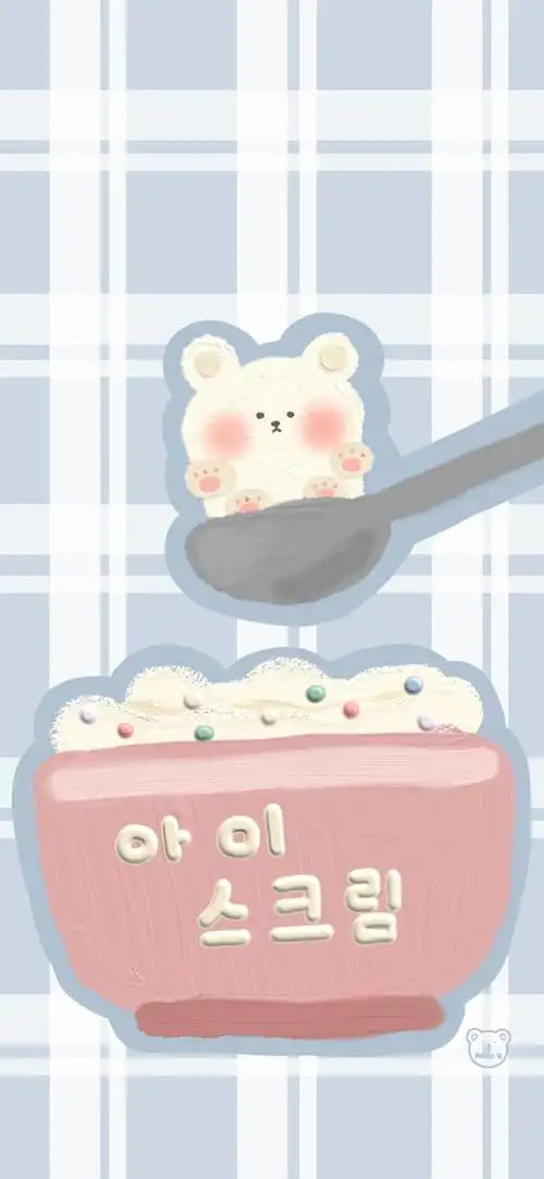 渐变纯色/手绘动物/聊天背景/小清新ins/花朵插画/锁屏壁纸/可爱套图