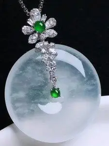 翡翠吊坠镶嵌款式图片