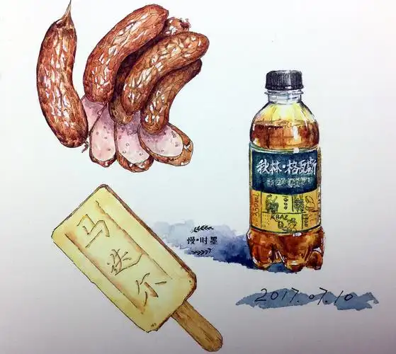 哈尔滨的美食|插画|插画习作|时墨27 - 原创作品 - 站酷 (zcool)