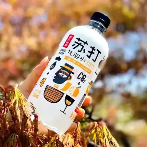 农夫山泉气泡苏打水0糖0脂0卡新品白桃夏橘莫吉托500ml*5瓶 拂晓白桃