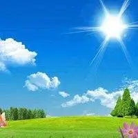 美丽的大草原阳光风景头像_微信头像图片大全