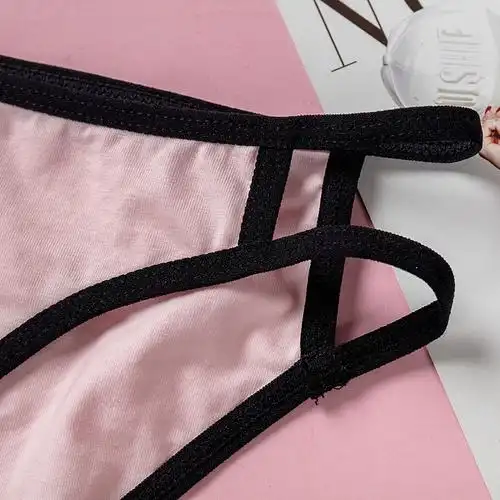 suntek情侣内裤棉可爱性感诱惑内衣套装棉质男士平角裤女三角裤