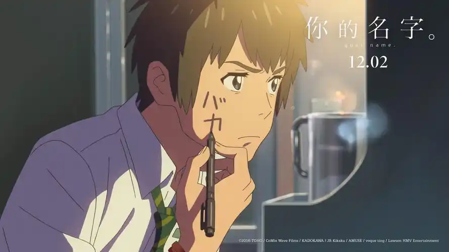 日本电影《你的名字》唯美动漫剧照图片桌面壁纸