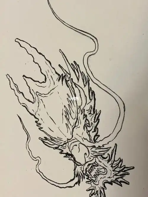 打卡练习画龙头第二天