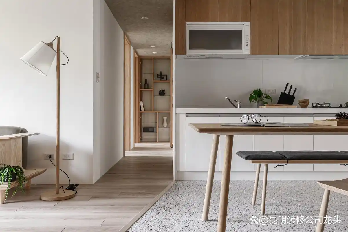 昆明龙头装饰分享原木色系小居室北欧风格效果