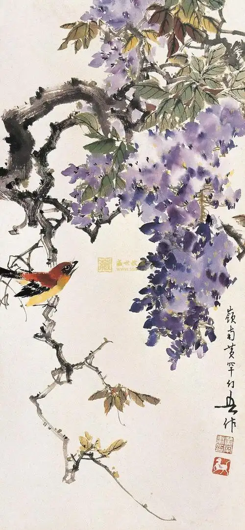 点击欣赏高清大图 — 岭南名家黄幻吾花鸟画作品3 - 伴月轩主 - py