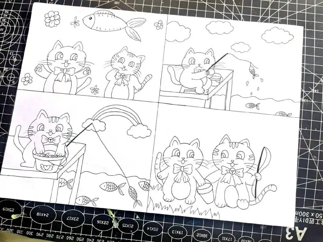 数学连环画手抄报.#创作灵感 数学连环画手抄报简单模板来啦三 - 抖音