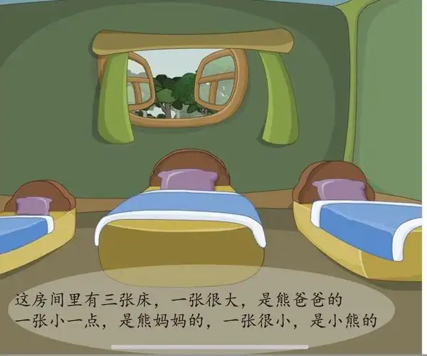 苗苗二班"停课不停学"亲子绘本阅读推荐:《三只熊》