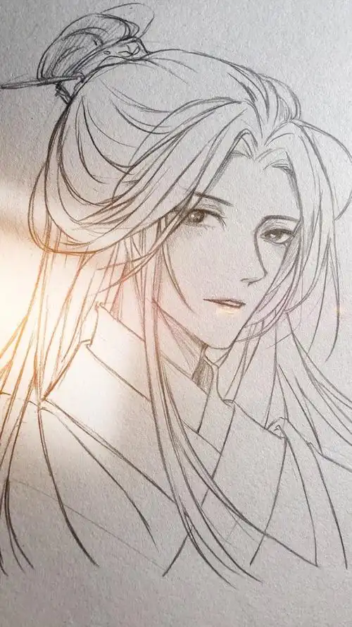 楚晚宁绘画教程 临摹侵删