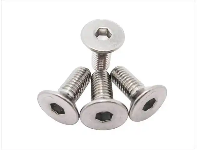 m8m10不锈钢304沉头内六角螺丝 平头内六角螺钉 生产厂家螺丝批发