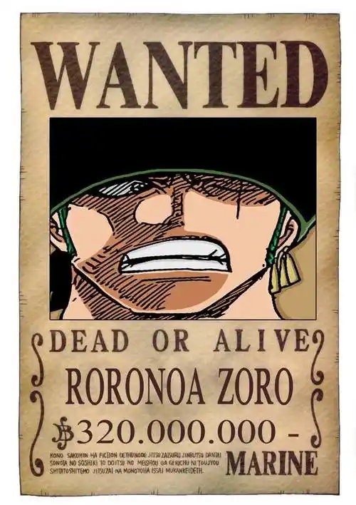 《海贼王》草帽大船团的悍将 赏金达21亿零100贝利