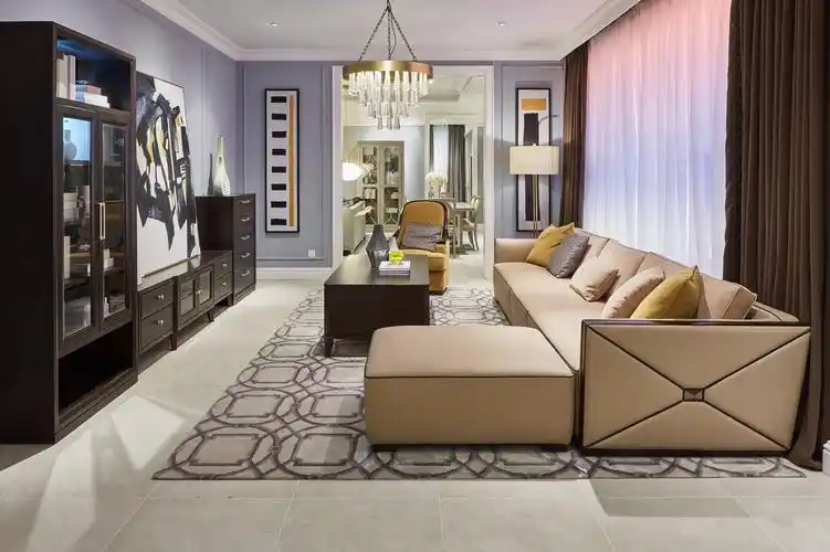 深圳仁豪家居 时尚美式轻奢家具 纽约时代 现代时尚美式沙发 美式时尚