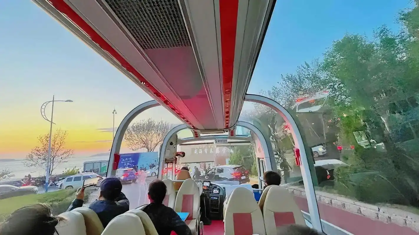 环海路观光巴士乘坐避坑指南.#图文掘金计划 1,去威海如需打