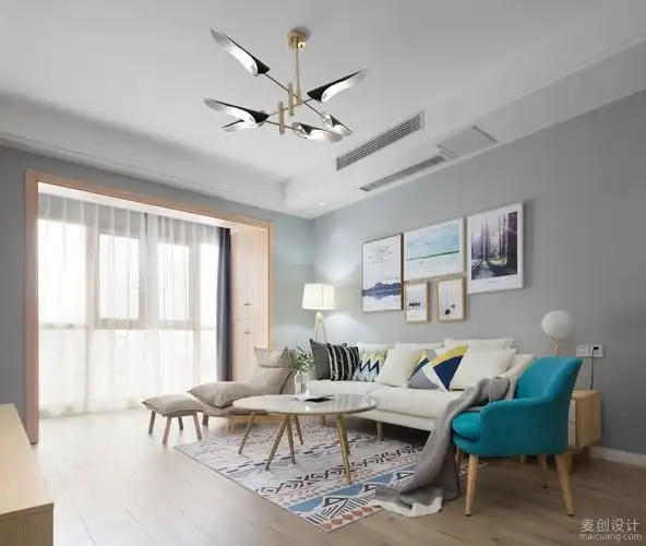 原木北欧风优雅舒适的设计装修效果图