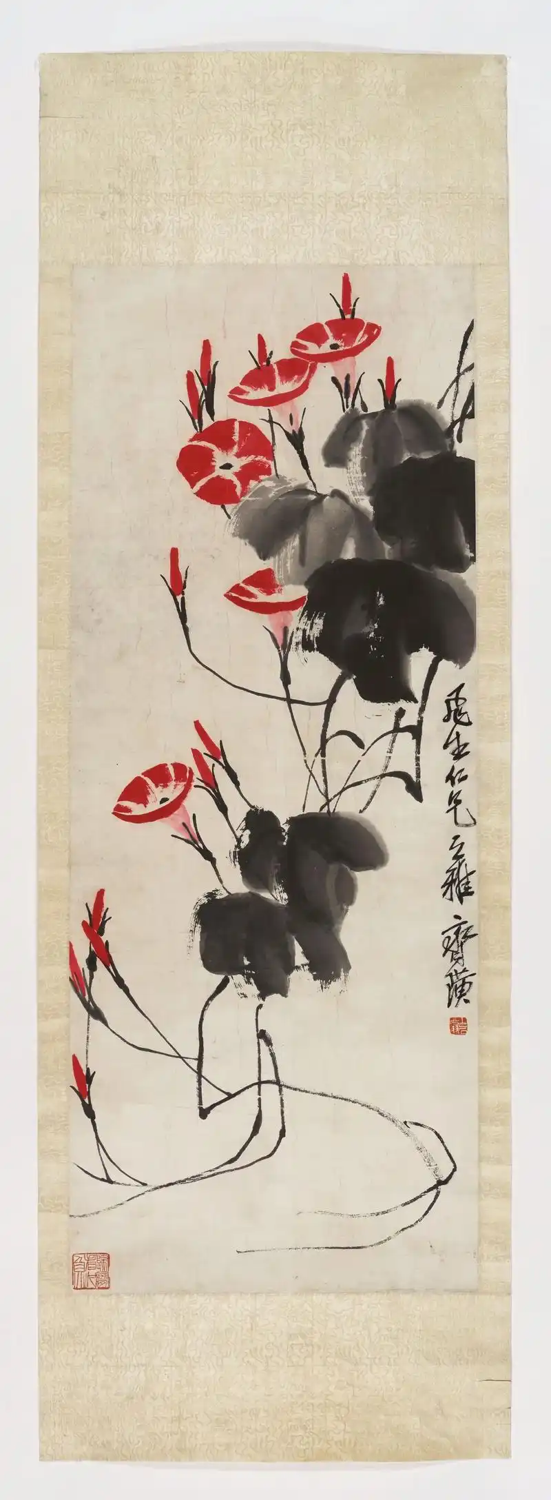 齐白石18641957作品牵牛花