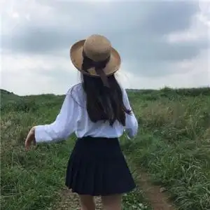 清纯扣扣头像女生头像背影_头像图片_扣扣乐园