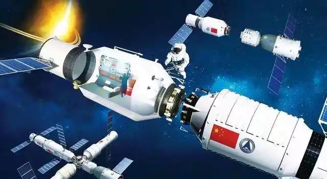 七律·中国空间站天和号核心仓升空 文/杜华(内蒙古包头)制作 冰心*