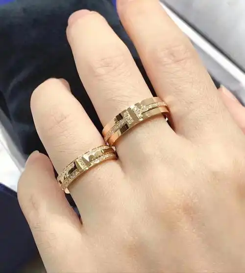 备货首饰推荐蒂芙尼戒指对戒tiffanyttwo