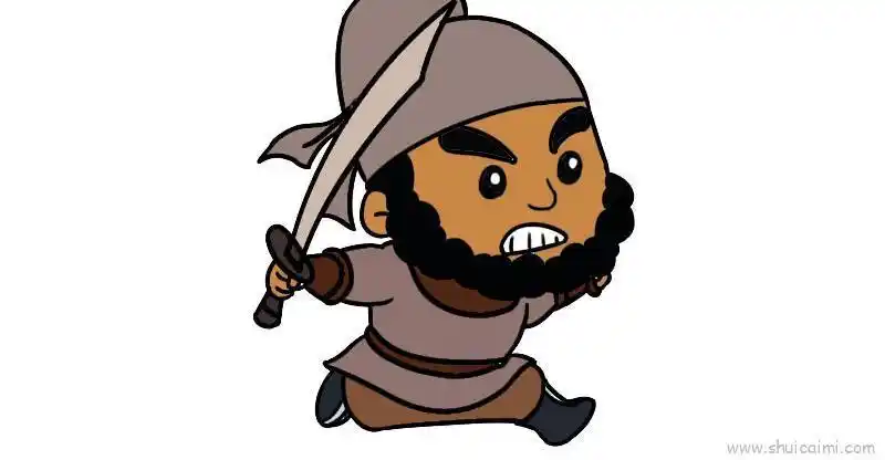 水浒传卡通人物简笔画