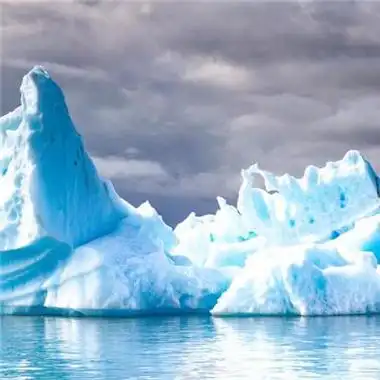 冰川风景头像北极寒地冰川高清唯美图片