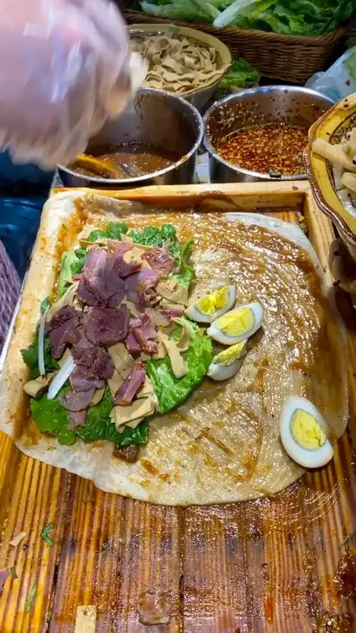 特色美食,功夫卷饼