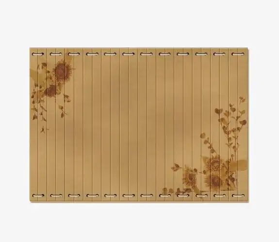 中式古风书卷素材