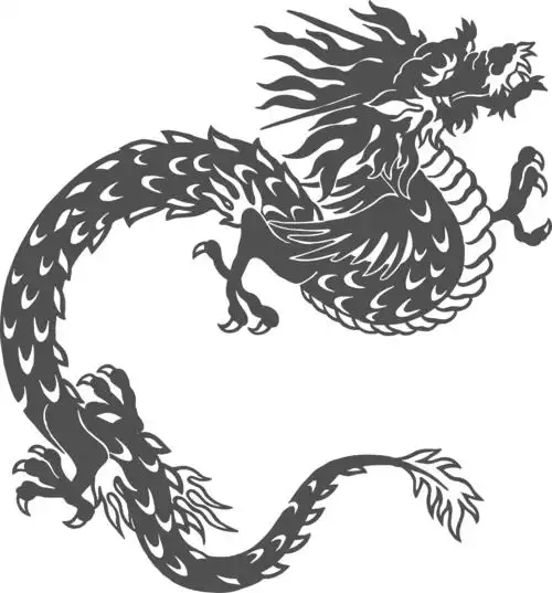 激光啄木鸟雕刻素材之山海经神兽