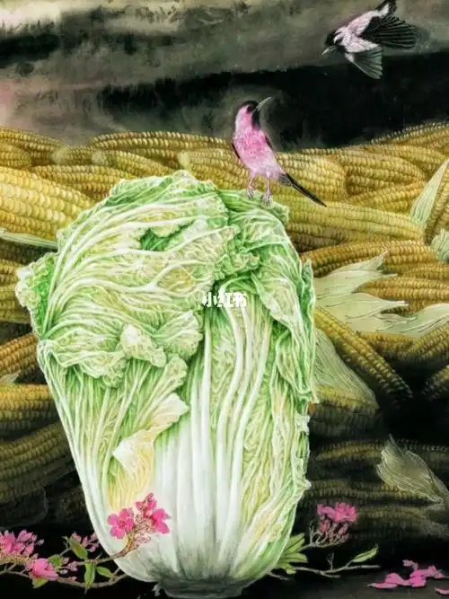 天下第一白菜工笔画家龙文会作品