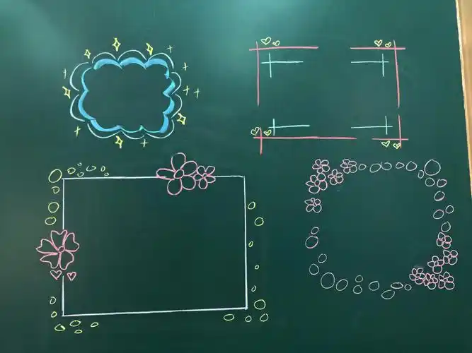 简笔画  #简笔画教程  #画画的日常  #手帐边框  #边框  #黑板报