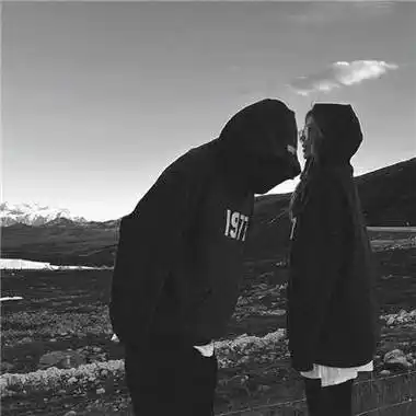 情侣头像丨真人头像高级黑风格