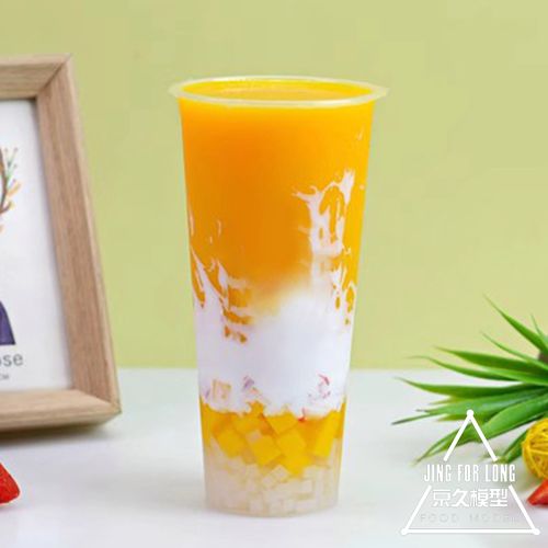 仿真杨枝甘露模型奶茶芒果模型饮品假样食品橱窗道具样品摆设定制