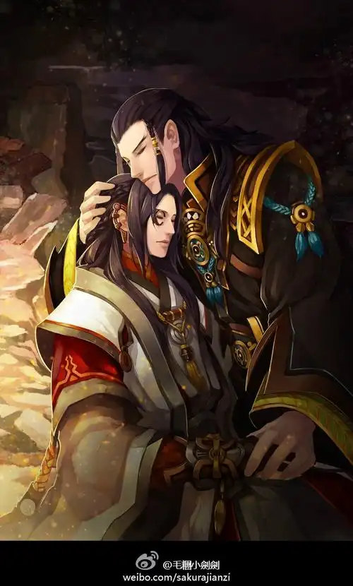 相依相偎yinchirlley画作沈夜谢衣古剑奇谭二点开大图