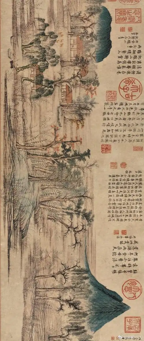 鹊华秋色图,探寻赵孟頫的足迹与取景地.