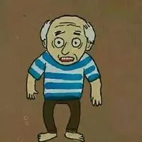 搞怪老人情侣头像奇葩_微信头像图片大全