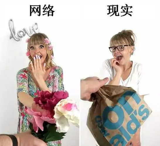 朋友圈中的完美照片都是骗人的看完这组对比照片才知道真相