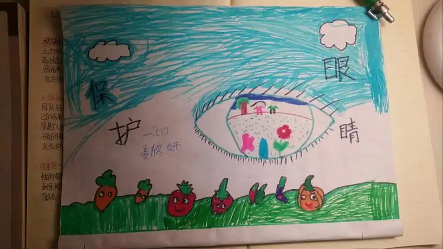 爱护最眼睛,从小做起 ——临沂军部街小学围绕爱眼护眼主题绘画活动