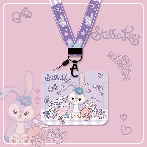 星黛露卡套横款学生饭卡地铁公交卡包门禁挂脖挂绳工牌证件套横版