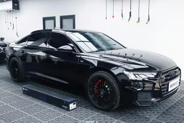 奥迪a6|太喜欢黑武士了 又被帅到啦94