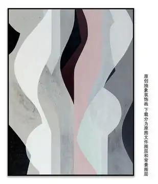 色块抽象画图片