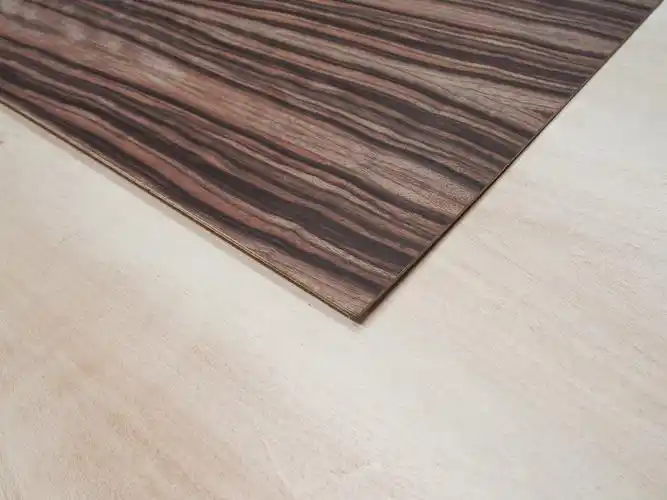 6天然黑檀直纹木皮饰面板 高档家用环保装饰面板