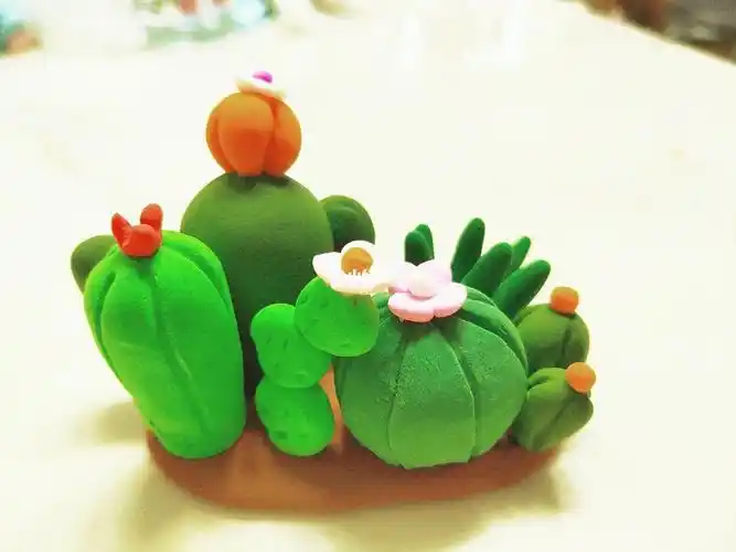 黏土简单立体作品