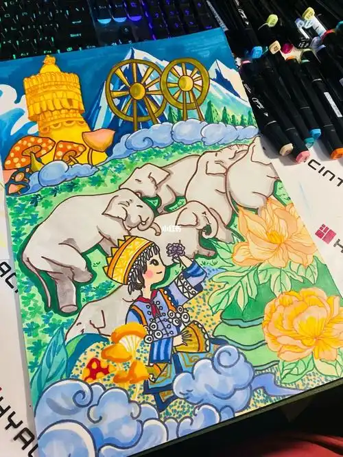 云南绘画少数民族