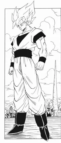 篇/沙鲁篇沙鲁游戏期间龟仙流武道服【孙悟空】人物全身全景分镜合集!